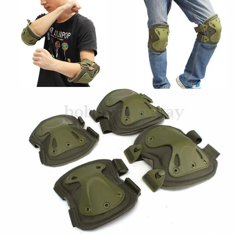NEW Tactical paintball protection knee pads & elbow pads set Sports