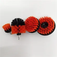 4 шт. оранжевая щетка для чистки электрическая щетка электрическая насадка в виде Щетки Набор для очистки для ванной комнаты поверхности дропшиппинг