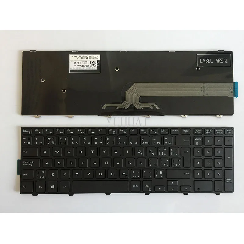 

Canadian French Laptop keyboard for Dell Inspiron 15-3000 3541 3542 3543 5542 3550 5545 5547 15-5547 15-5000 15-5545 17-5000
