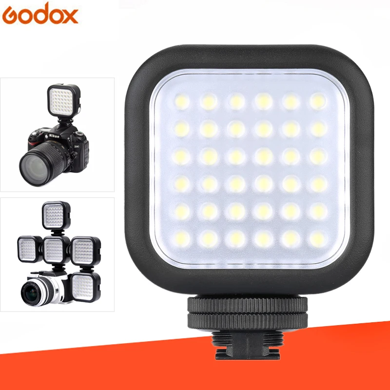 2 шт. Godox LED 36 светильник светодиодный свет s лампа фотосветильник Освещение 5500 ~ 6500K