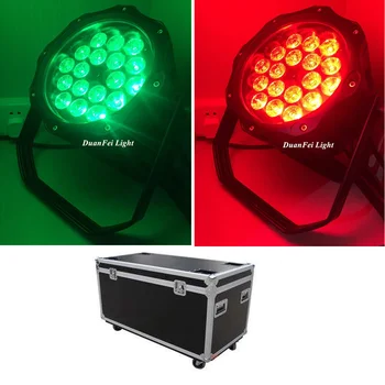 

(Flightcase) 10Pieces 18x12w outdoor led par light 4in1 rgbw led par dmx waterproof par led
