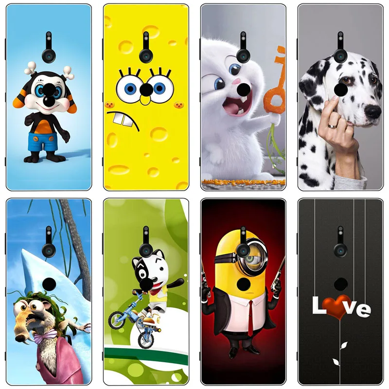 

Dorexlon Case For Sony Xperia XZ3 Case 6.0 inch TPU Soft Silicone Phone Back Coque For Sony Xperia XZ3 Case Cover Cartoon Print