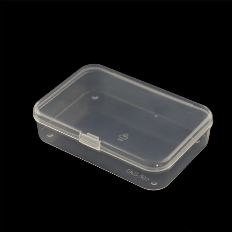 Высокое качество коробка 50 шт пластиковый универсальный прозрачный контейнер чехол Коробка для хранения мелких предметов