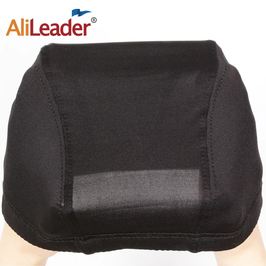 AliLeader Cheap Elastic Mesh Dome Wig Cap for Making Human Hair Wigs Brown Beige Black Spandex Net Glueless Hairnets Wig Liner