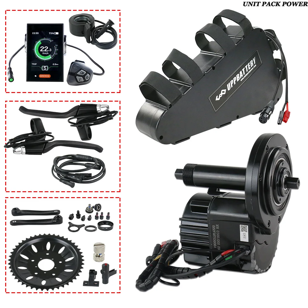Top 1000W BBSHD Bafang Motor Kits including Battery 52V 20Ah Build 1000W EBike Convert 1