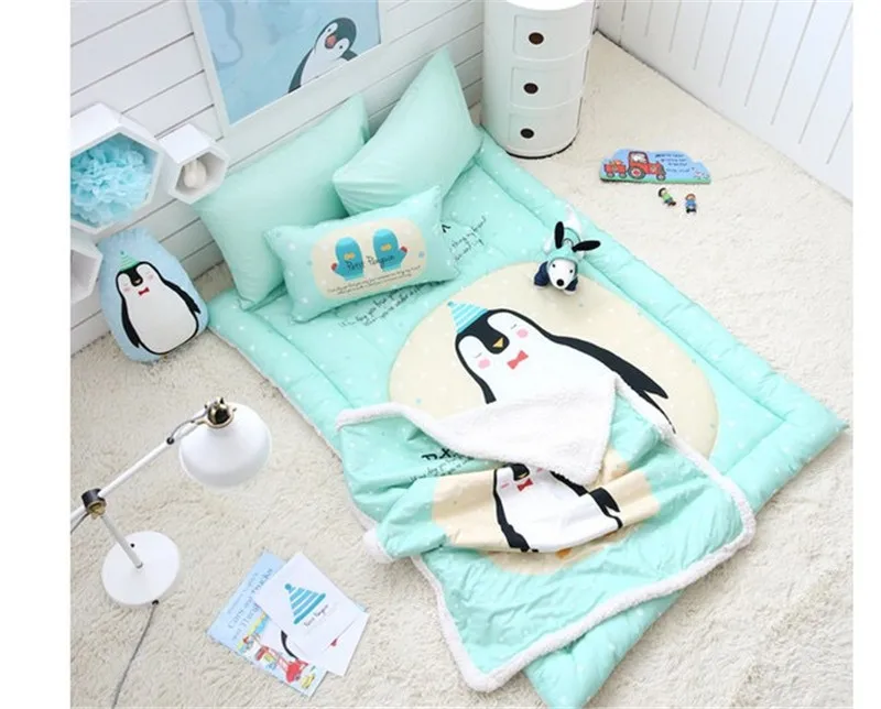 Детское одеяло с рисунком из мультфильма, плотное теплое Флисовое одеяло для младенцев, пеленальный конверт для коляски, накидка для новорожденных, постельные принадлежности, одеяло s