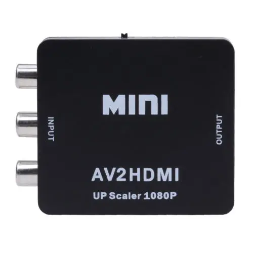 Mini AV To HDMI Upscaler AV RCA to HDMI VIDEO CONVERTER ADAPTER 1080P