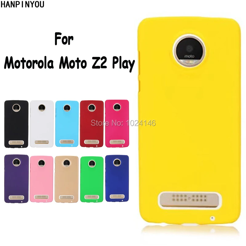 Тонкий Матовый Жесткий пластиковый Чехол карамельного цвета для Motorola Moto Z2 Play Z2Play