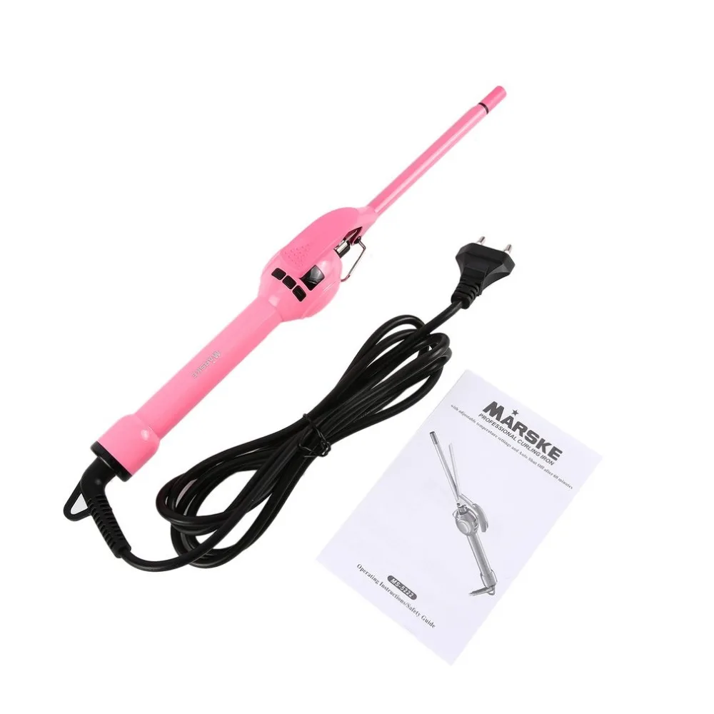 

Professional Curling Iron LCD Display Dry/Wet Amphibious Anti-burn Construction With Adjustable Temperature Settings