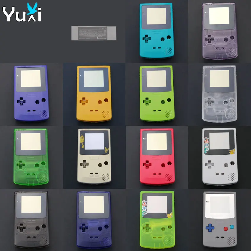 YuXi полный корпус оболочка Крышка для nintendo Gameboy цвет Замена для GBC контроллер пластиковый чехол