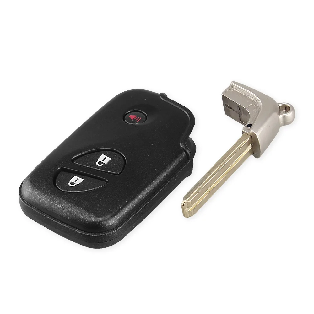 KEYYOU для Lexus CT200h 2011 2012 2013 3 2+ 1 кнопки смарт дистанционные брелки для ключей автомобиля ключ чехол для ключей