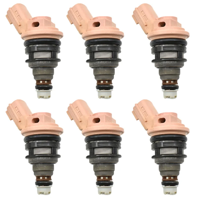 6pc Fuel Injector Nozzle for Nissan 200SX 1995-1998 NX 1991-1993 Sentra 1991-1999 16600-57Y01 16600-57Y00 | Автомобили и
