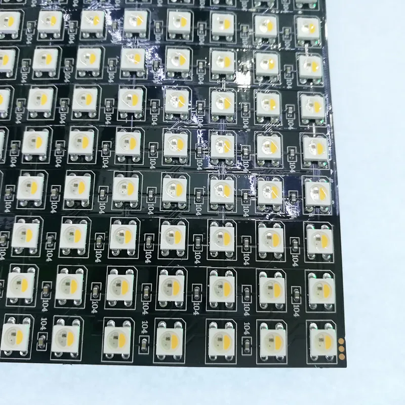 Светодиодный адресуемый чип SK6812IC WS2812B 5050 RGBW RGBWW 4 в 1 20 шт. светодиодный экран с