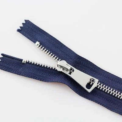 navy blue 2 шт. Meetee 20 см 5# Металлические молнии закрытые молнии автоматический замок для шитья сумки Одежды Портной ремесла материал - Цвет: navy blue
