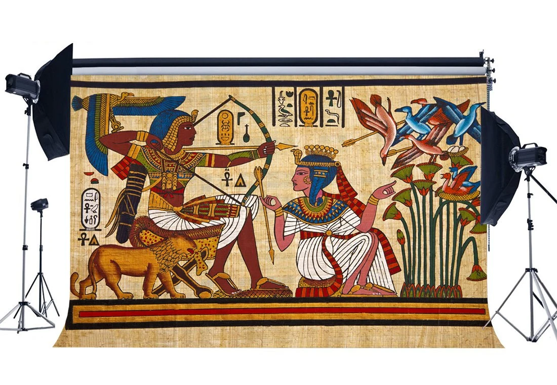 10x10FT Vinyl Photography Background Old Egyptian Papyrus Color Drawing Wall Figures Egyptian Mural Backdrops Adults Children Photographic Shooting Video Studio Props 3x3m 10x10FT Vinyl Photography Background Old Egyptian Papyrus Color Drawing Wall Figures Egyptian Mural Backdrops Adults Children Photographic Shooting Video Studio Props 3x3m
