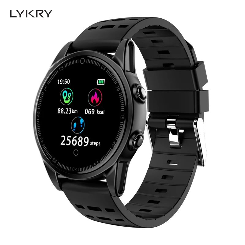 LYKRY Smart Bracelet Color Screen Sports Blood Pressure Wristband Clock For iOS Android Phone Watch Heart Rate Band | Электроника