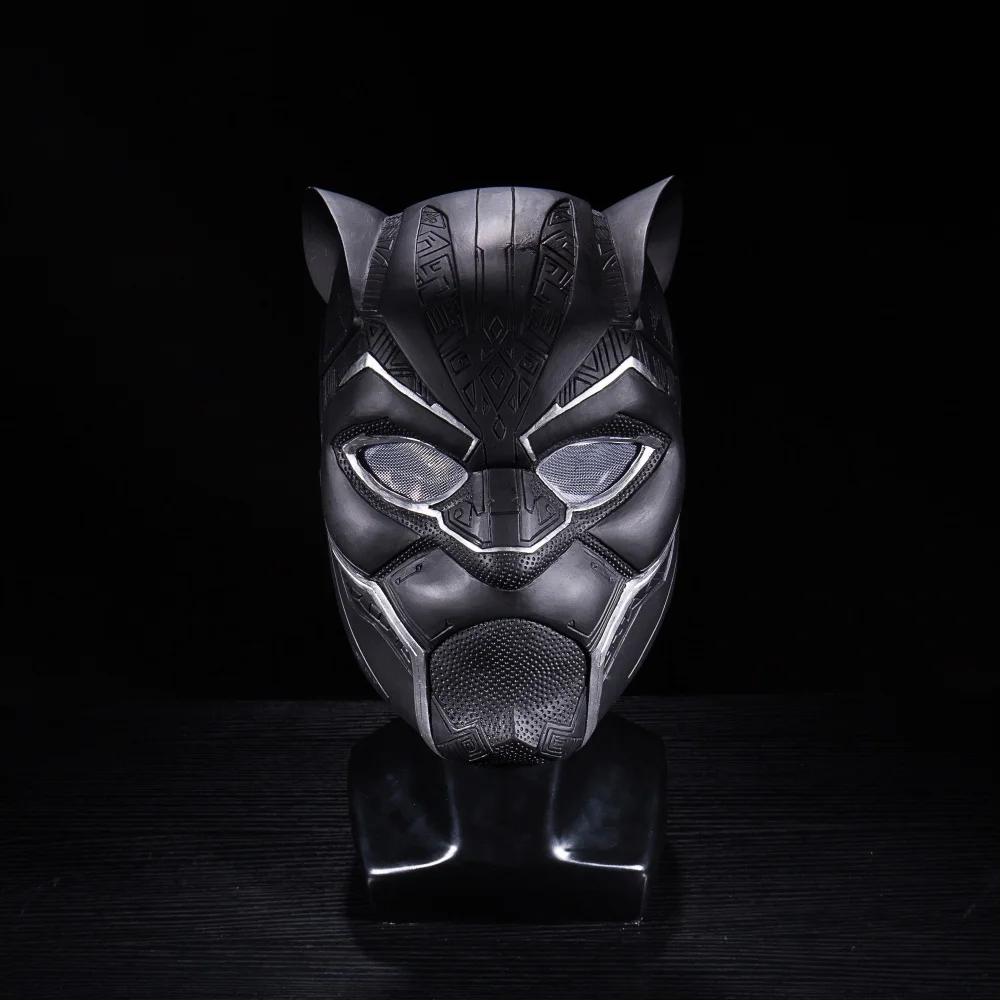 2018 Movie Infinity War Black Panther Helmet Cosplay Superhero Mask Halloween Matte Mask Halloween Party (2)