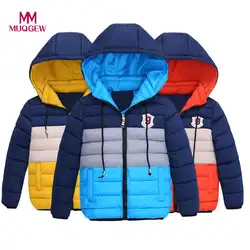 Бесплатная доставка, высокое качество, теплые детские зимние пальто для мальчиков, Детская куртка на молнии, толстая ветрозащитная зимняя