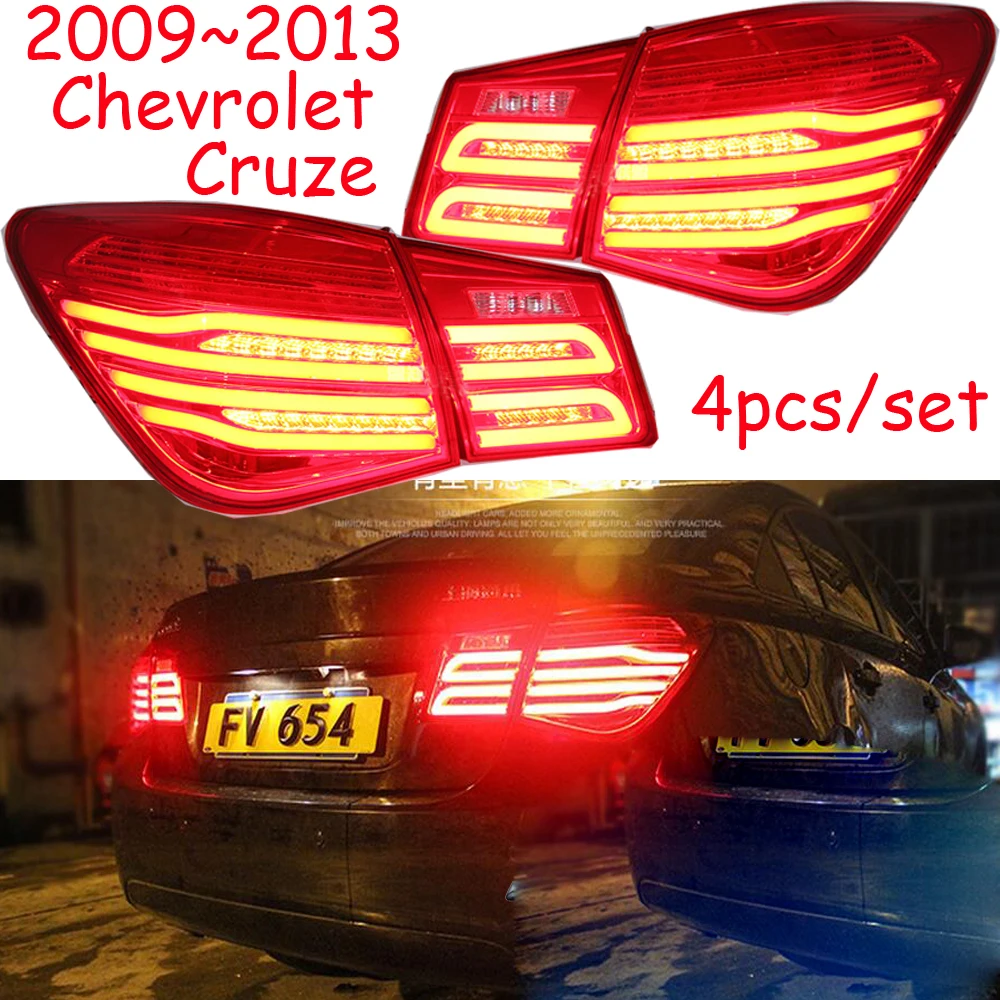 Видео Автомобильные задние фары для задний фонарь Chevrolet Cruze~ /2009 2013LED Cruze задний фонарь DRL+ тормоз парк поворота