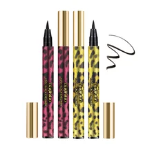 Леопардовая крутая Черная Подводка для глаз водостойкий макияж для глаз жидкая подводка для глаз Карандаш Макияж длительная косметика для рисования век 1 шт