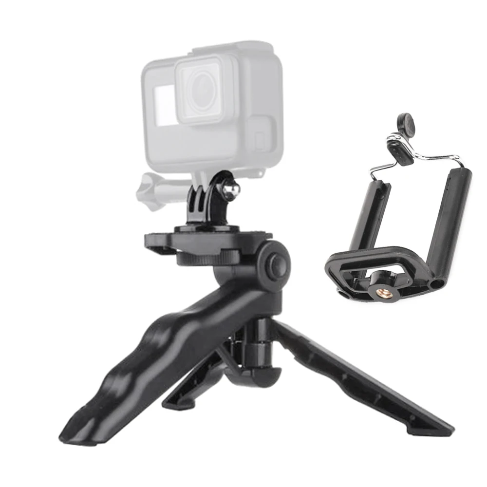 Портативный мини Ручной Стабилизатор Настольный маленький Штатив для Gopro 7 6 5 4 3 +