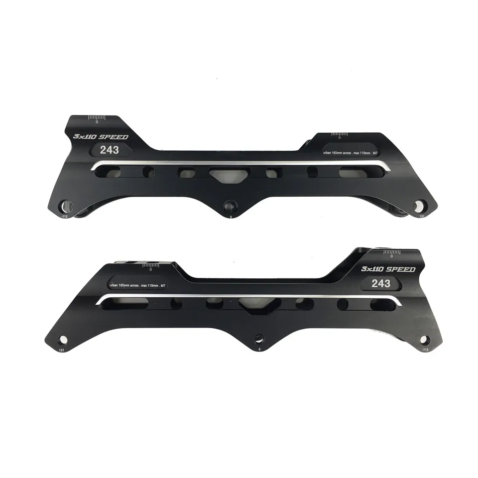 سرعة مضمنة تزلج 3*110 مللي متر إطارات 243 مللي متر مع 100 مللي متر أو 110 مللي متر Powerslide التزلج عجلات ل 165 مللي متر تصاعد المسافة Patines قاعدة