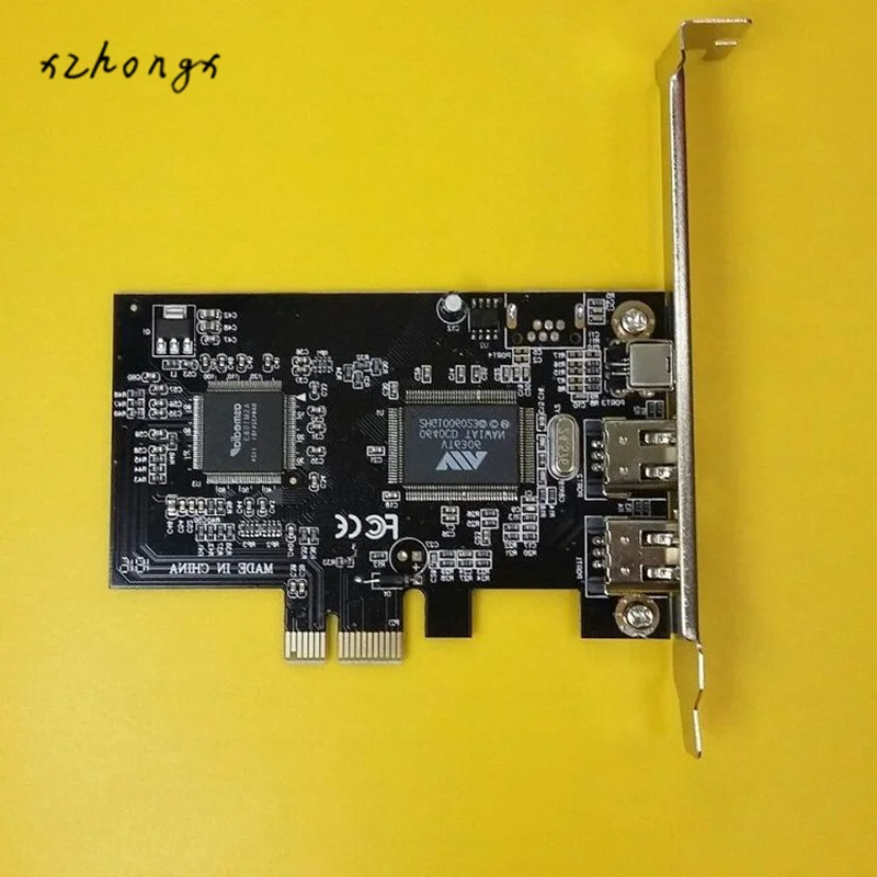 XNWY NEW PCIe with 6Pins PCI E FIREWIRE 400 IEEE 1394 CARD VIA CHIPSET