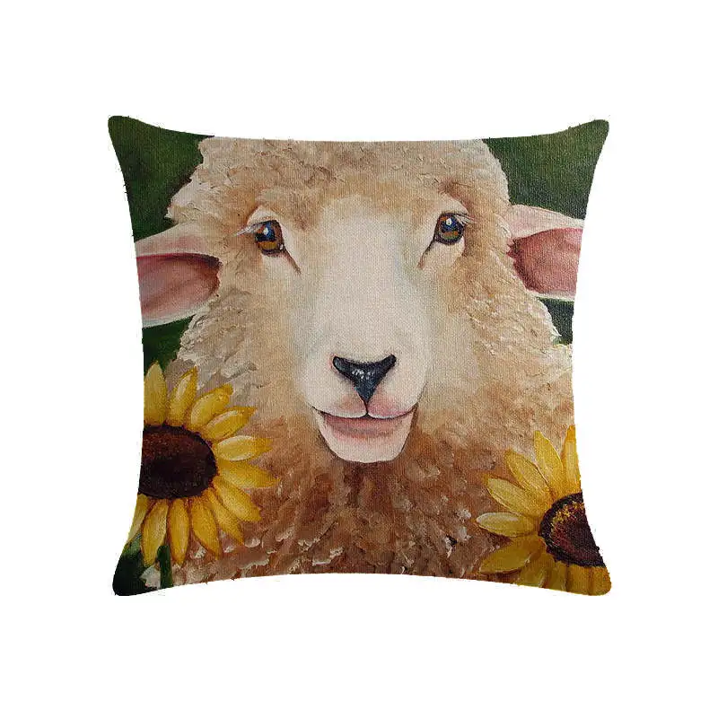 Решительные коровы и sheepomerdecor наволочки, покрытия для подушек 45*45 см диванная подушка для сидения Dec - Цвет: 17