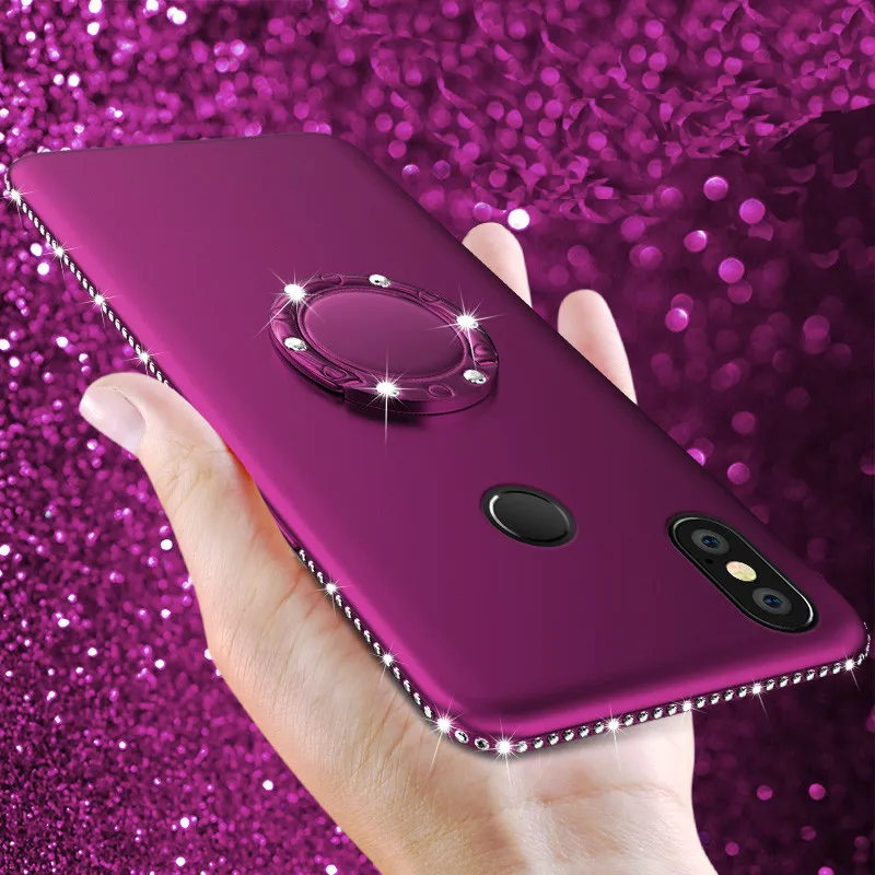 

Diamond soft Case for Huawei P Smart Nova 3 3i 3E 2 2i P8 P9 Lite 2017 P10 P20 Pro Y9 Y7 Prime Y5 Y6 2018 Honor 7A 7C With Ring