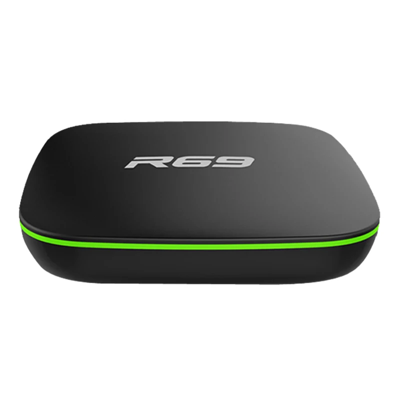 R69 Allwinner H3 Smart Android 7 1 tv Box ГБ 8 четырехъядерный 2 4G Wifi телеприставка 1080P HD Поддержка 3D