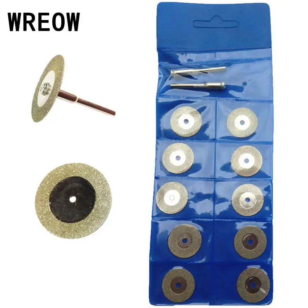 10Pcs 16mm Diamond grinding wheel dremel saw circular Coated Rotary tool Cutting Cutoff 5/8in