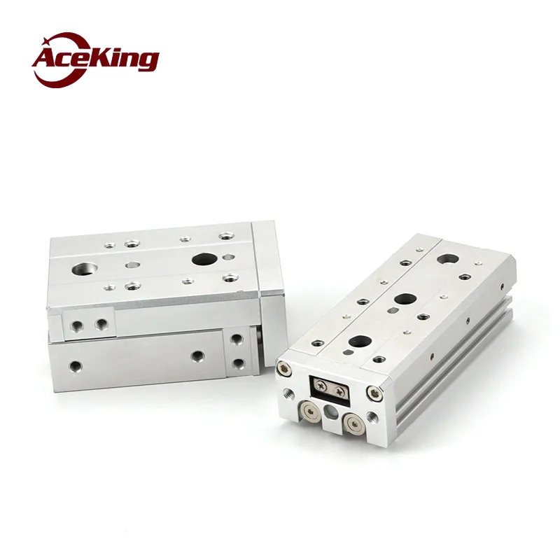 

pneumatic guide linear precision biaxial sliding table cylinder HLS/MXS6 8/10/12-10/20/30/40/50/75/100 / annex as A BS B MXS