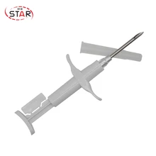 2*12 мм животный микрочип шприц с иглой набор x20 животных впрыска топлива инжектор RFID