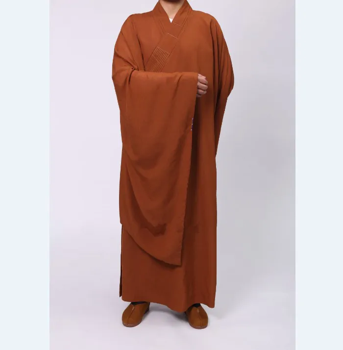 High quality wide sleeve gownlay uniform zen suits Buddhist Monk