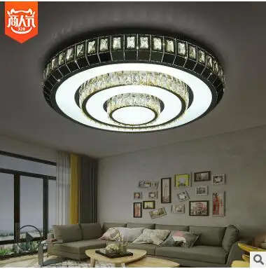 

New led crystal ceiling lamp living room ceiling lamp bedroom lamp Creative living room bedroom lamp