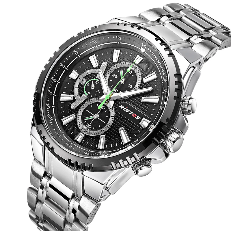 

Mdnen Mens Quartz Analog Watch Luxury Fashion Sport Wristwatch Waterproof Stainless Male Watches Clock Relogio Masculino
