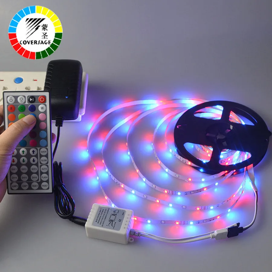 Светодиодная лента Coversage RGB 5050 5 м 300 светодиодов IP65 водонепроницаемый потолочный