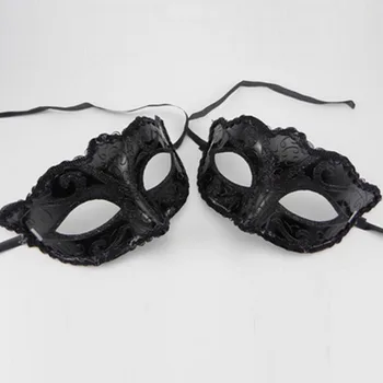 

Sexy Women Lady Black Fox Cat Face Mask Venetian Masquerade Ball Masks Dance Party Decor Halloween Masks Christmas