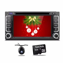6 2 200 100 car dvd radio stereo video player gps for Toyota Hilux VIOS Camry