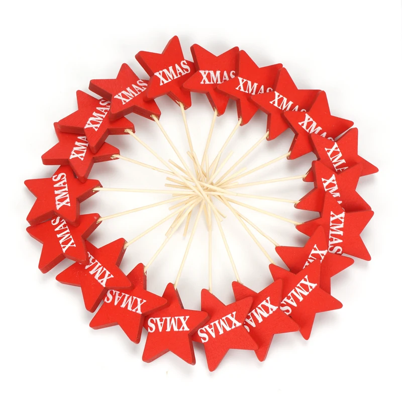 20pcs Christmas decorations wood star stake Christmas decoration for home 2017 XMAS sign home decoration cheap Christmas star 20pcs Christmas decorations wood star stake Christmas decoration for home 2017 XMAS sign home decoration cheap Christmas star