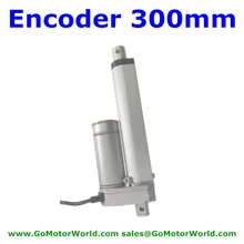 Waterproof 12V 300mm 12inch adjustable stroke 900N 198LBS load 5mm/s speed heavy duty linear actuator with encode LA10E