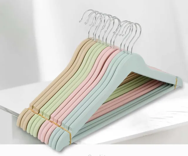 Doreen Box Colorful Multifunctional Clothes Hangers Metal Plastic Doreen Box Colorful Multifunctional Clothes Hangers Metal Plastic Rack Outdoor Drying Clothing Coat Closet Organizer 1pc