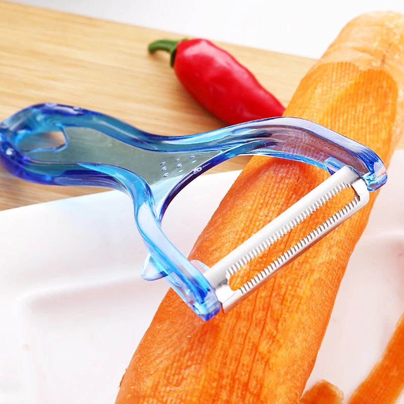 

Transparent Fruit Carrot Potato Cucumber Peeler Parer Cutter Kitchen Tool Random Planing Vegetable Melon Gadget Peeler for Apple
