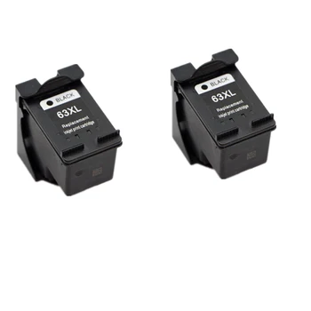 

2 pcs For HP 63XL 63 Ink Cartridge For HP Deskjet 2130 2132 3630 3632 1112 Officejet 3830 4650 4652 4652 ENVY 4516 4512 4520