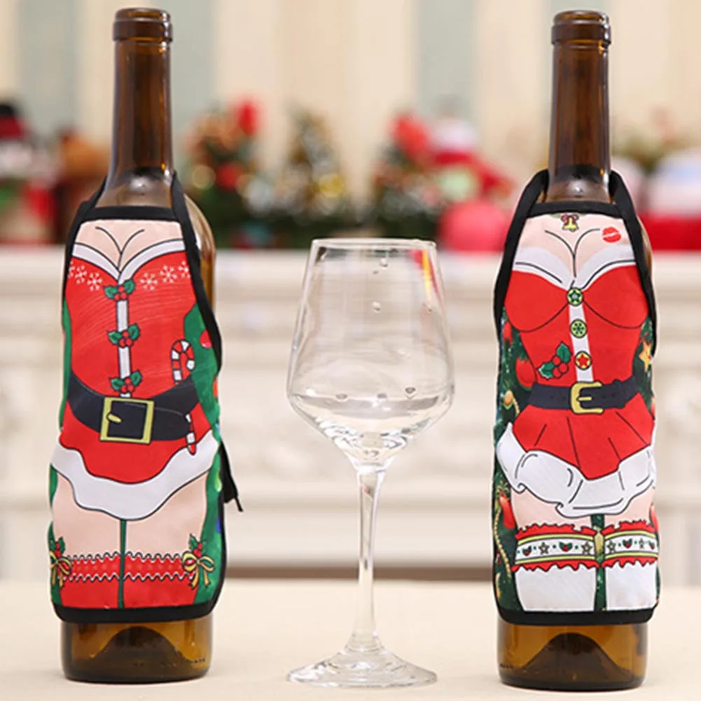 

Luxury Novelty Apron Bottle Cover Wine Bottle Necessaries Accessories Popular Classical Stylish Casual Grateful