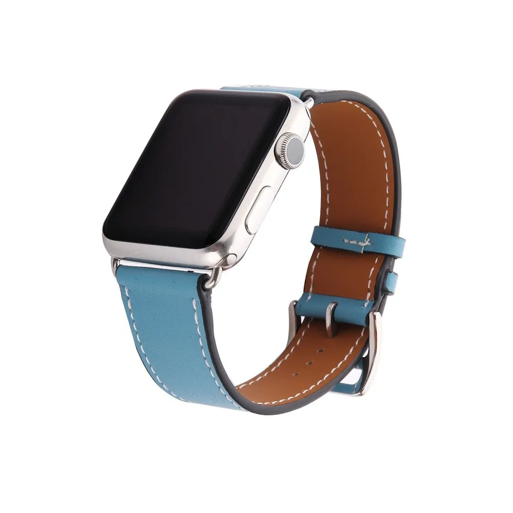 Genuine Leather strap For Apple watch band apple watch 5 4 3 band 44mm/40mm Iwatch series 5 4 3 2 1 42mm 38mm bracelet watchband