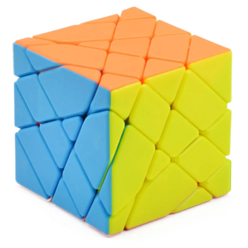 Axis Magic Cube Puzzle Rubix Rubic Rubiz Stickerless Speed 3x3 QiYi  Magico Cubo 