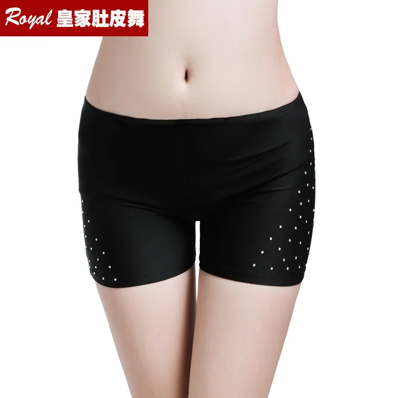 

Sexy Hot Rhinestones Shorts Women Lady's Belly Dance Safety Short Pants Underwear Night Club Party Evening Bellydance Panties