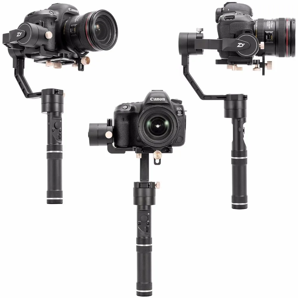 ZHIYUN Crane Plus 3-осевой стабилизатор портативный монопод с шарнирным замком 2500g Полезная нагрузка Для беззеркальных цифровых зеркальных фотокамер Камера Поддержка режим POV VS Crane2