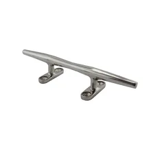 

Base Boat Dock Deck Rope Cleat Marine Bollard Yacht Stainless Steel 4"/5" sailing Lock bolt